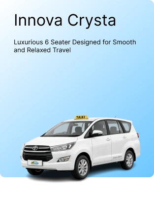 Reliable Innova Crysta Taxi service
