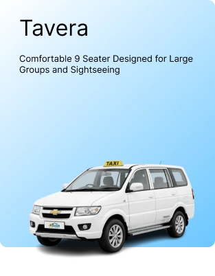 Reliable Tavera Taxi service